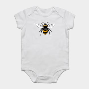 Worker Bee Symbol - Manchester Bee Baby Bodysuit